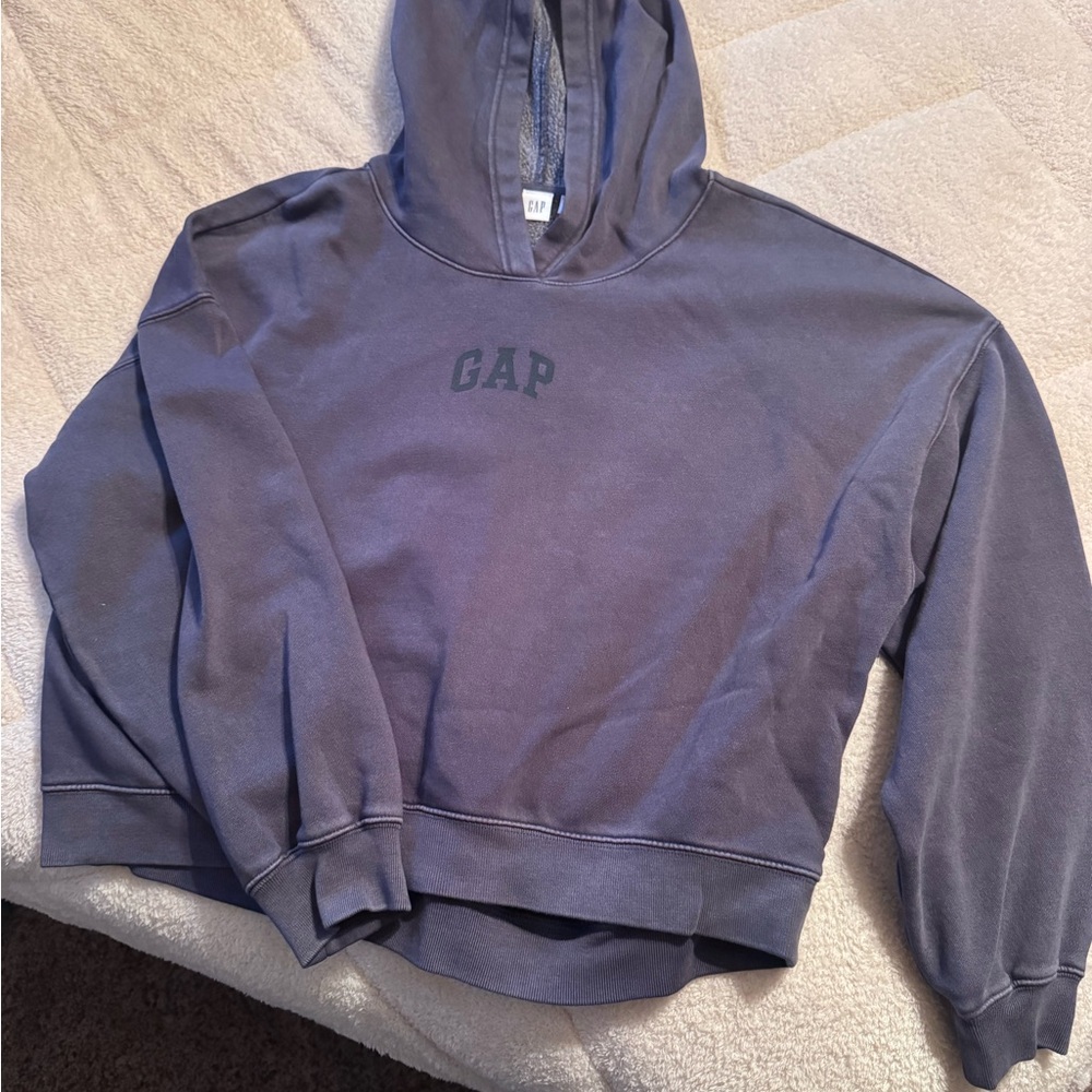 GAP blue Fleece-Lined Hoodie